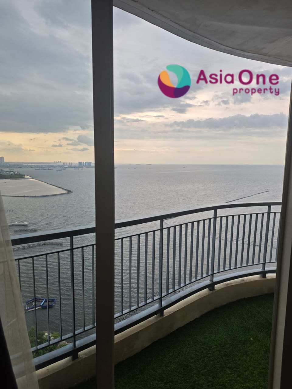 Dijual apartemen Ancol Mansion 3BR furnished view laut
