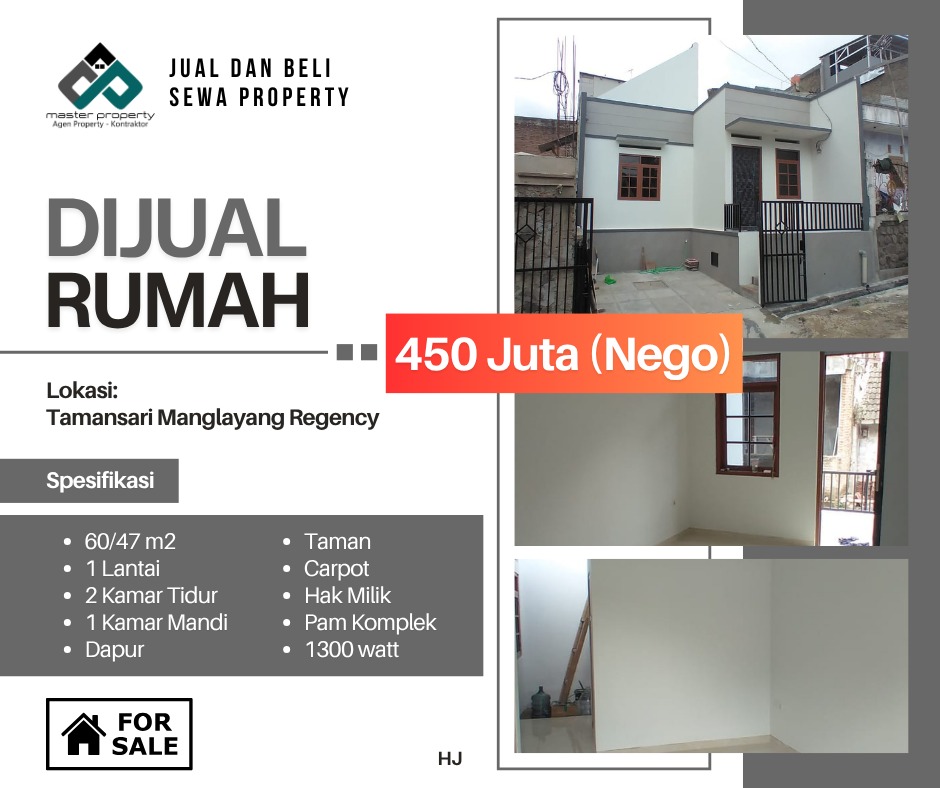 Rumah minimalis 400 jutaan di Manglayang Regency Cileunyi