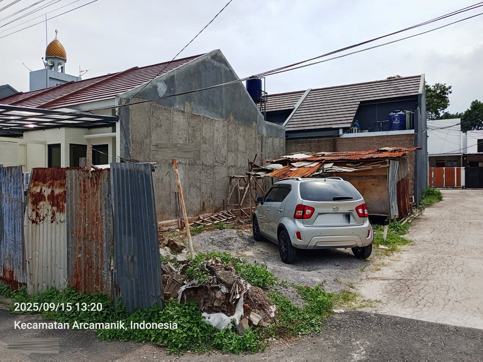 Jual cepat tanah kavling hoek di Cisaranten Kulon Arcamanik