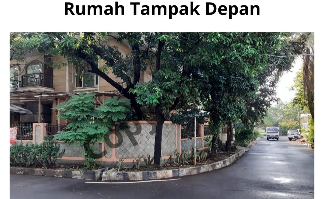 Jual rumah dibawah NJOP di Pulomas, Kayu Putih, Pulogadung
