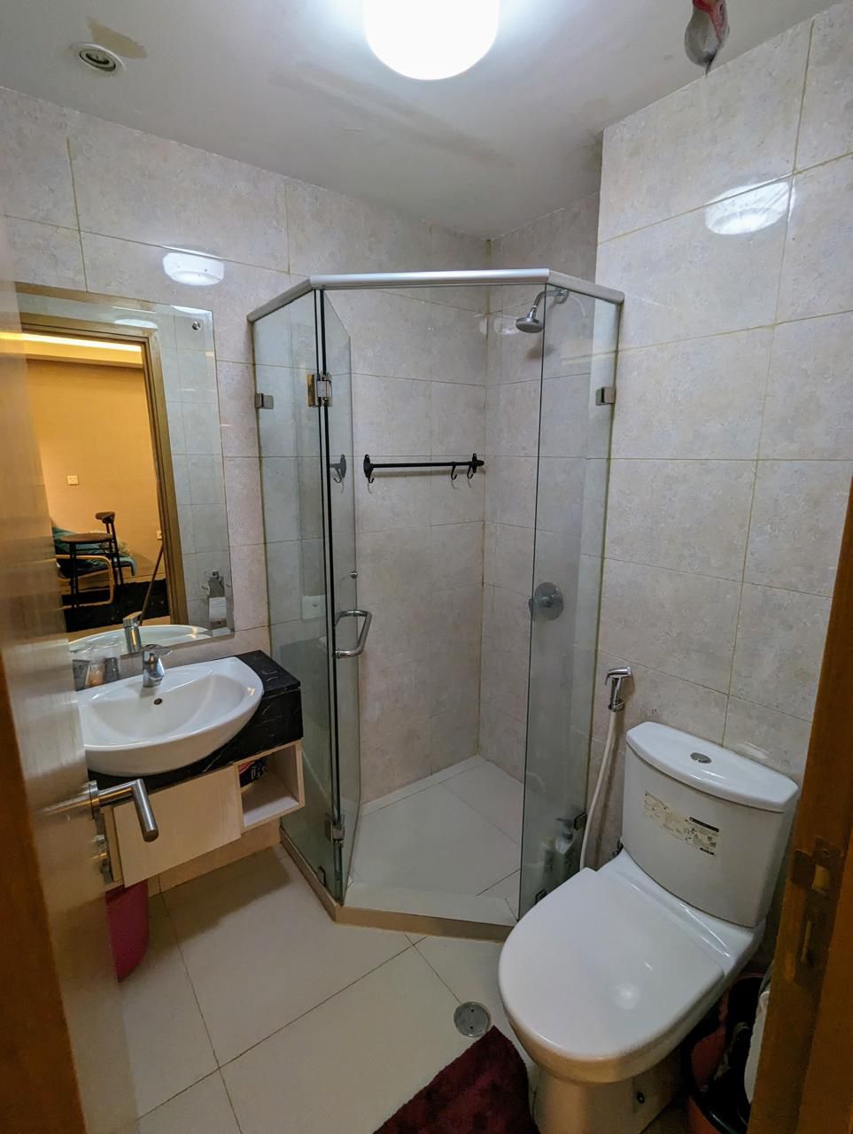 Dijual apartemen The Mansion Bougenville 2BR jadi 1 furnished