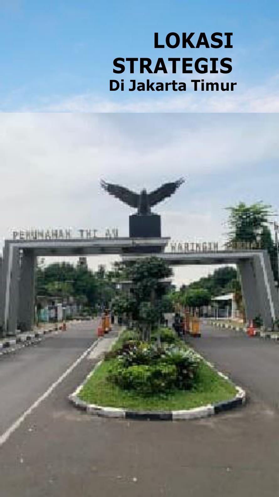 RUMAH DI KOMPLEK TNI AU WARINGIN PERMAI JAKARTA TIMUR