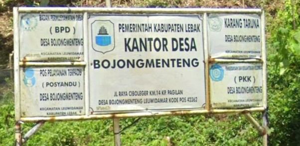 DIJUAL TANAH KEBUN DI DAERAH BOJONGMENTENG LEUWIDAMAR LEBAK