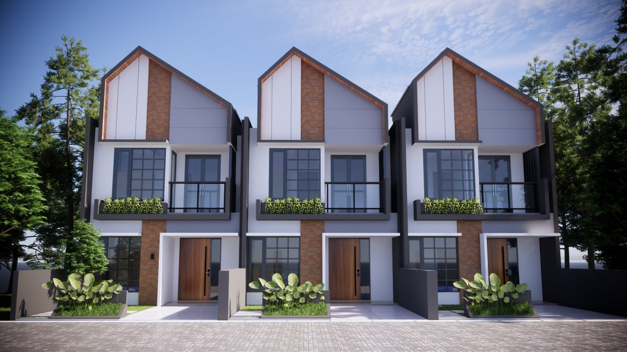 Rumah Nordic Strategis D'Rayyan Residence Mainroad Jl.Cihanjuang