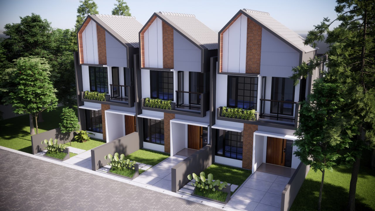 Rumah Nordic Strategis D'Rayyan Residence Mainroad Jl.Cihanjuang