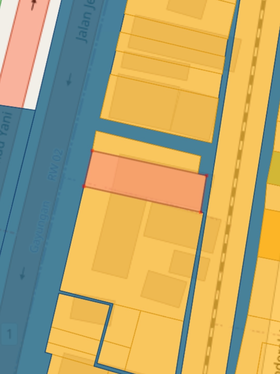 Bangunan Gudang dan Ruko Raya Ahmad Yani Ayani Surabaya Selatan