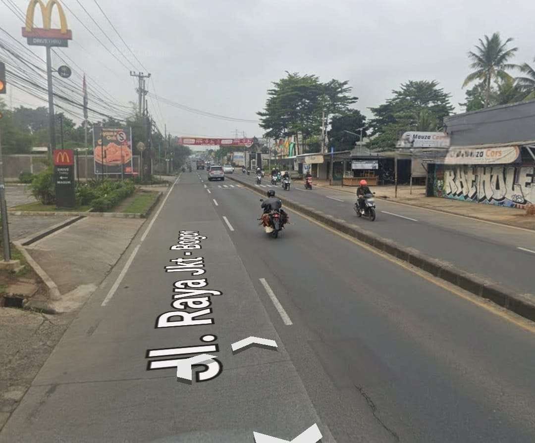 Disewakan Tanah di Jl. Raya Parung, Lebak Wangi, Jawa Barat