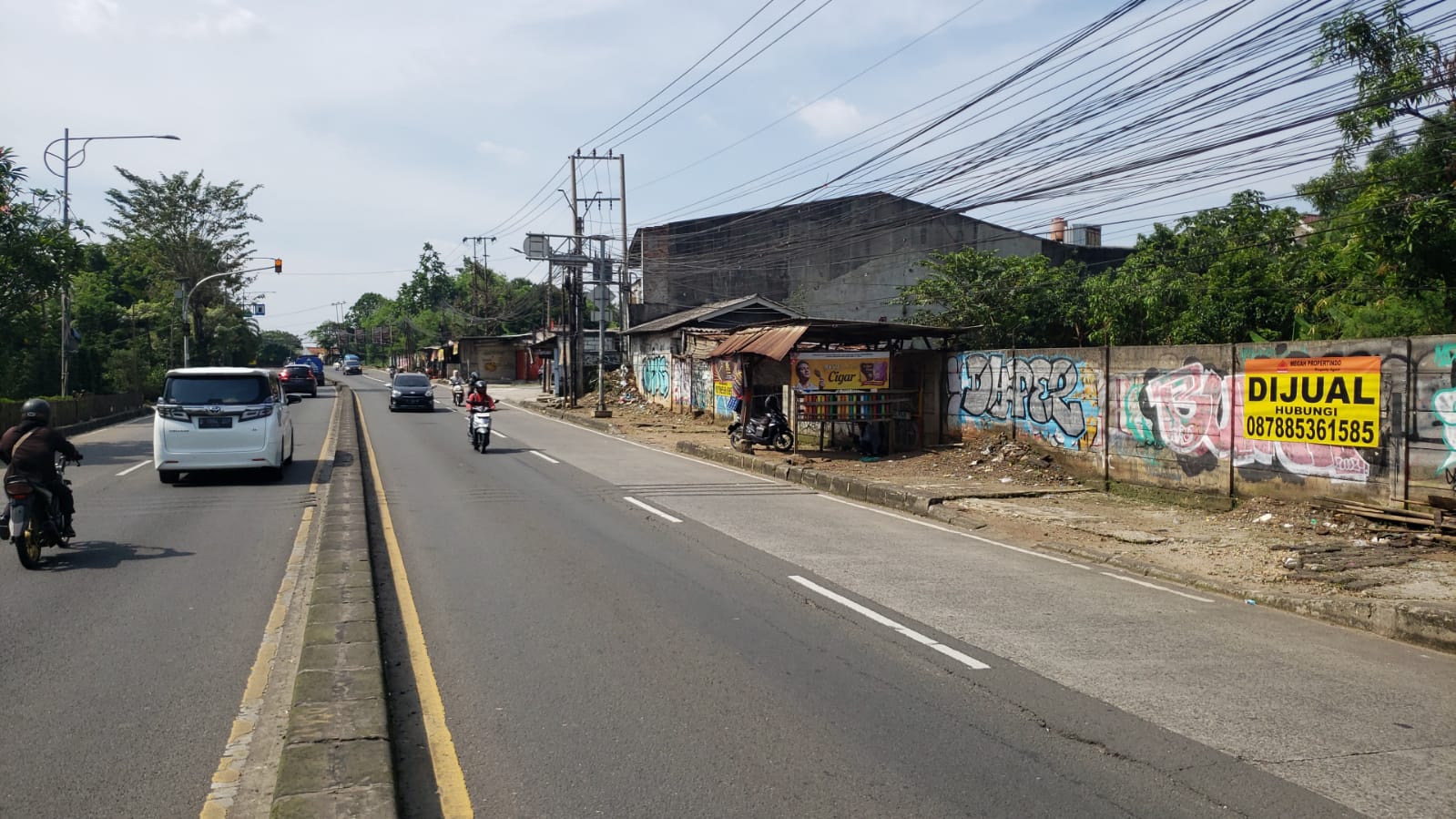 Disewakan Tanah di Jl. Raya Parung, Lebak Wangi, Jawa Barat