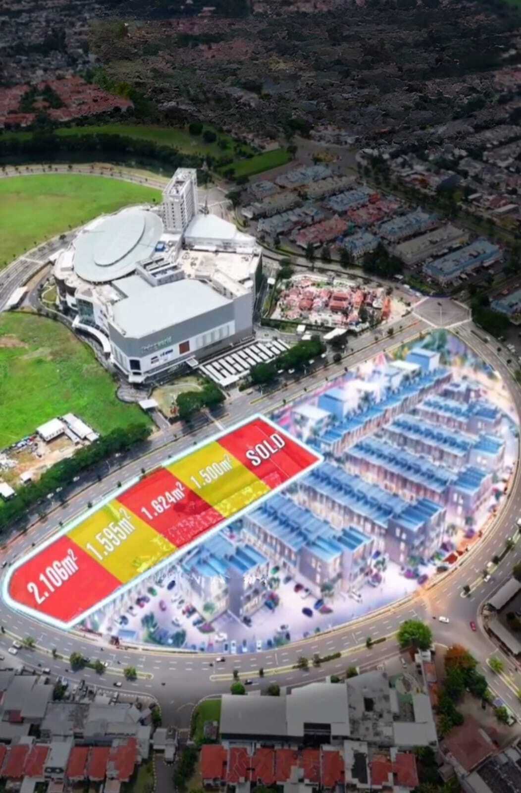 Dijual Kavling Komersial North Square District, CIbubur