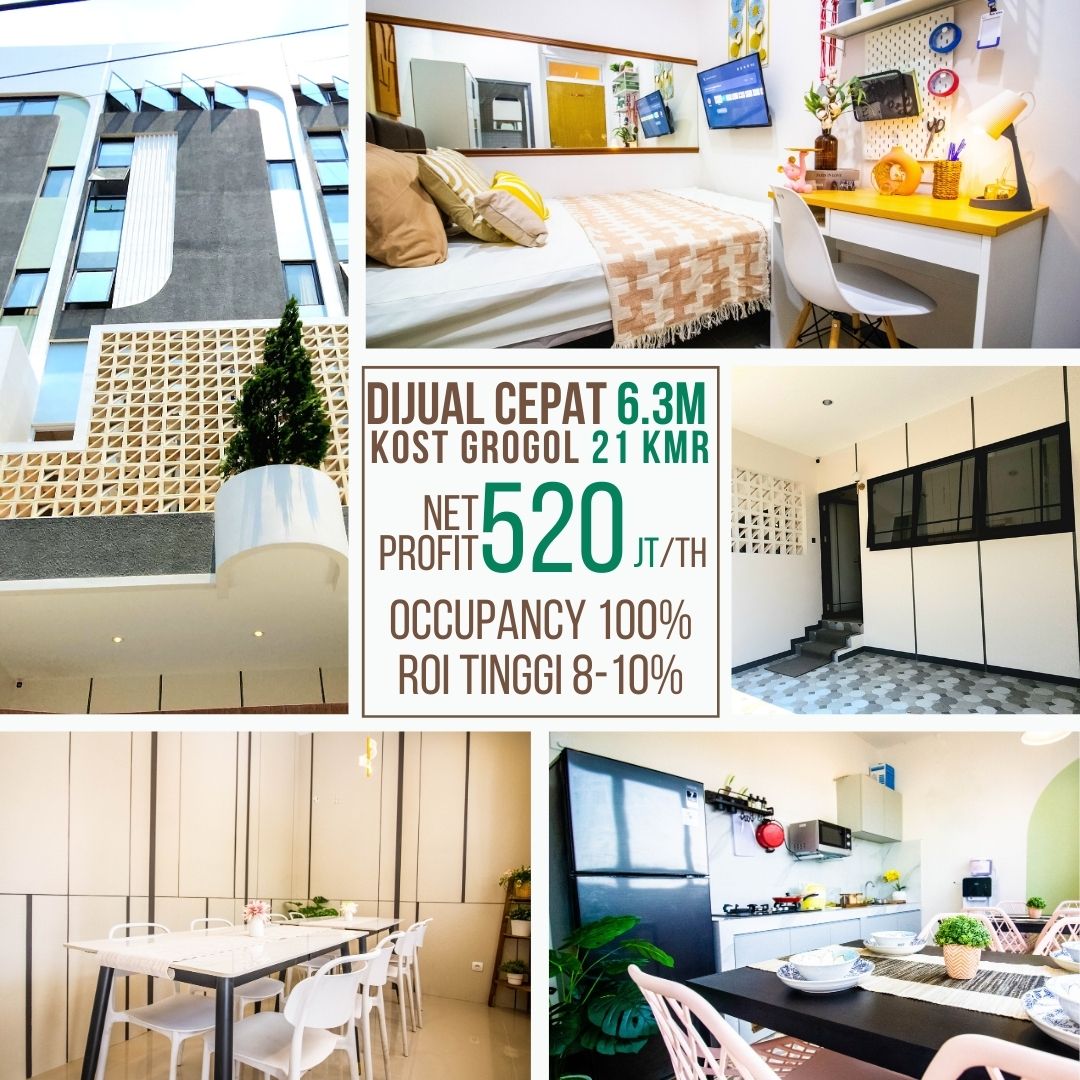 Dijual Rumah Kost di Jl.Muwardi, Grogol, Kec.Grogol Petamburan