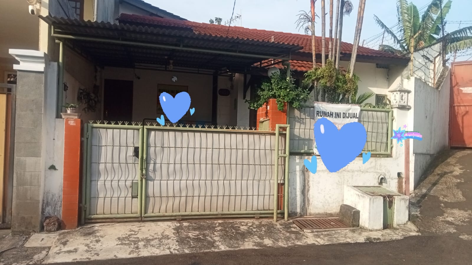 Rumah dan Tanah 327 m2 Secondary sekitar Tanah Baru Depok
