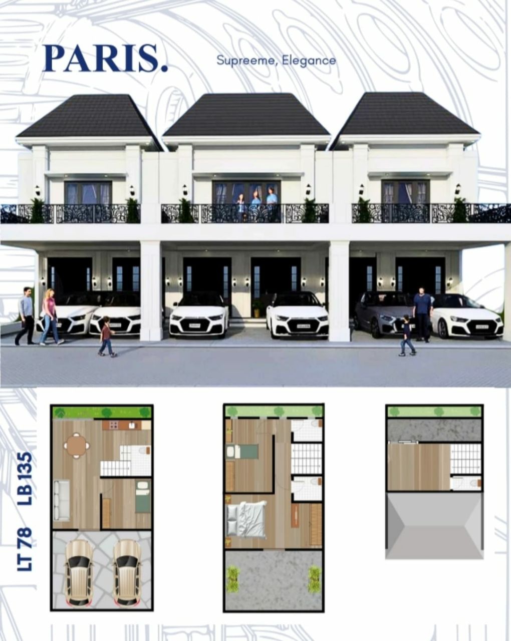 Cluster premium with Attic room di Jakasampurna Bekasi dekat lrt