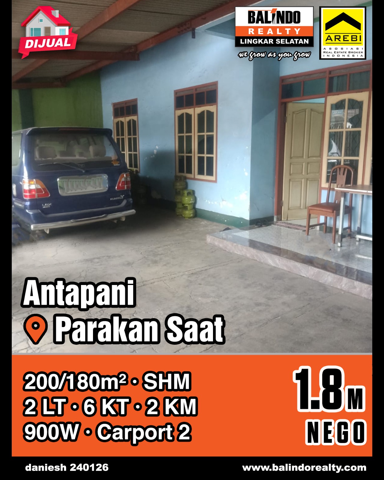 Dijual Rumah Strategis Tengah Kota di Parakan Saat