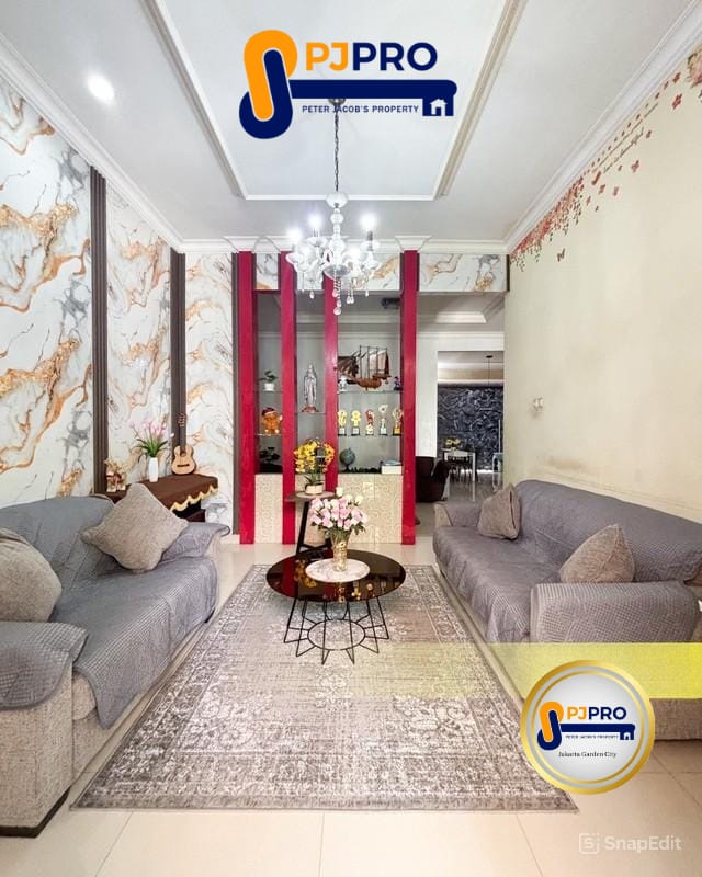 Dijual Rumah Semi Furnished Bebas Banjir di Komplek Billy Moon