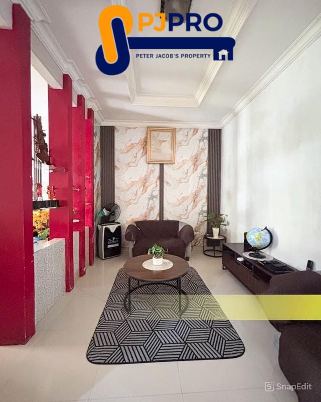 Dijual Rumah Semi Furnished Bebas Banjir di Komplek Billy Moon