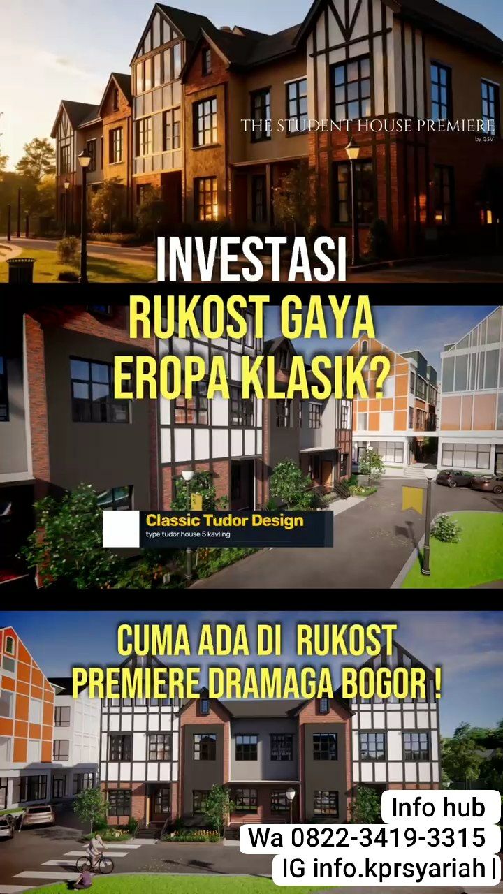 Rumah kost premium cuma 5 menit gerbang IPB Dramaga Bogor