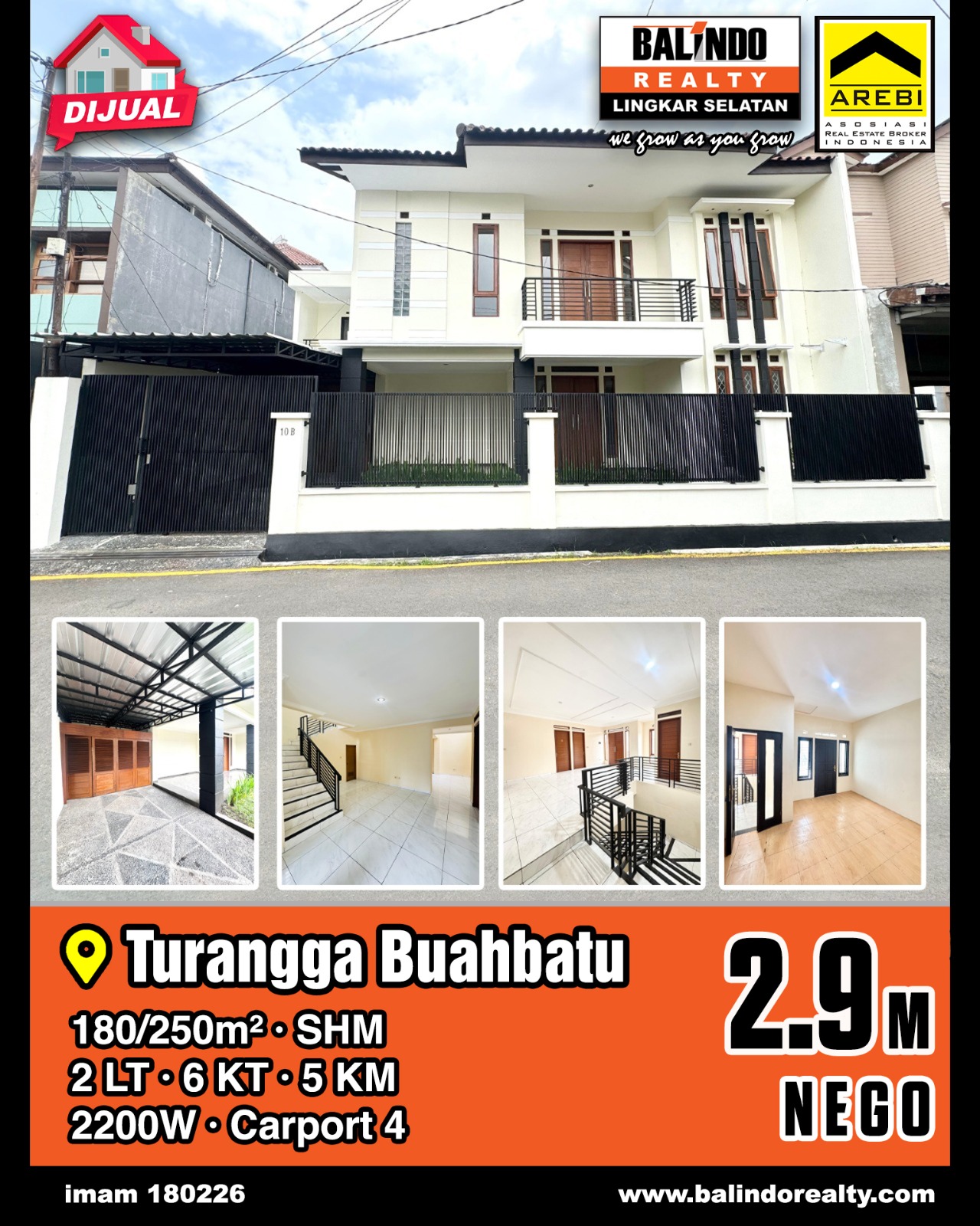 Dijual Rumah Modern Minimalis di Turangga Buahbatu
