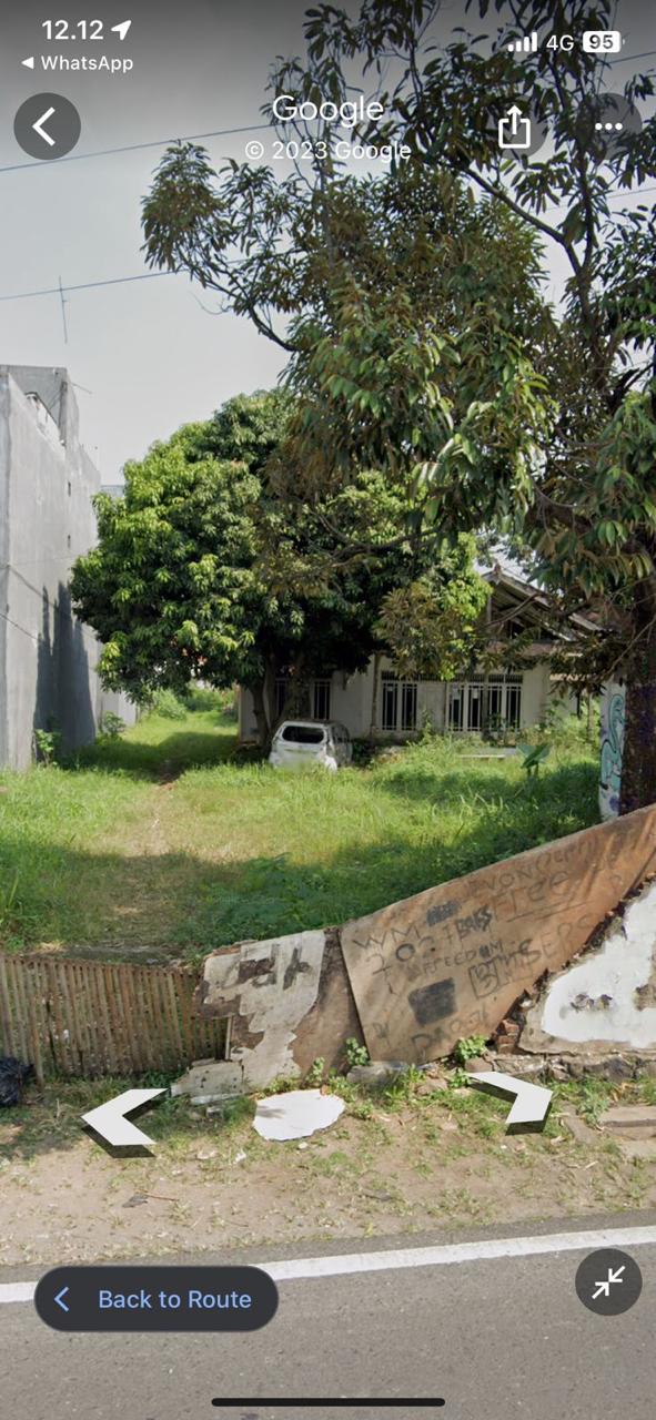 Jual tanah komersil harga Njop di Lenteng Agung raya, Jagakarsa