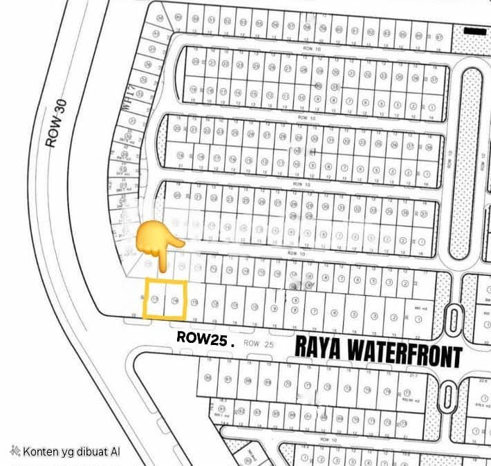 For Sale RAYA WATERFRONT, Citraland CBD Surabaya