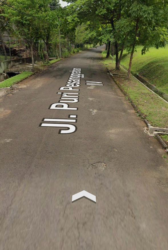 Jual tanah kosong luas dan siap bangun di Puri Pesanggrahan 4