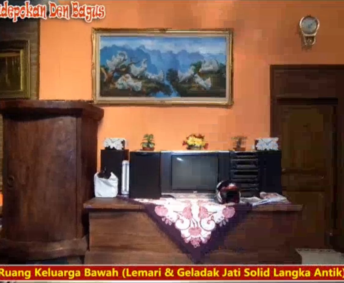 DIJUAL RUMAH ANTIK FULL KAYU JATI DI JATIBENING BEKASI