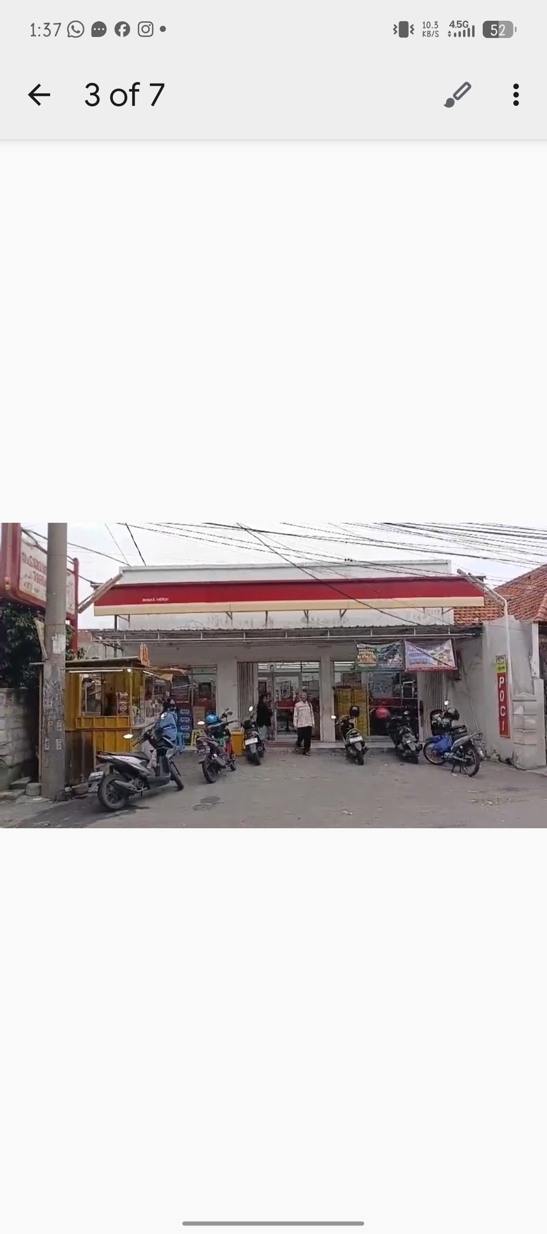 Jual Rumah Usaha Minimarket Bendul Jalan Ramai Padat di Surabaya