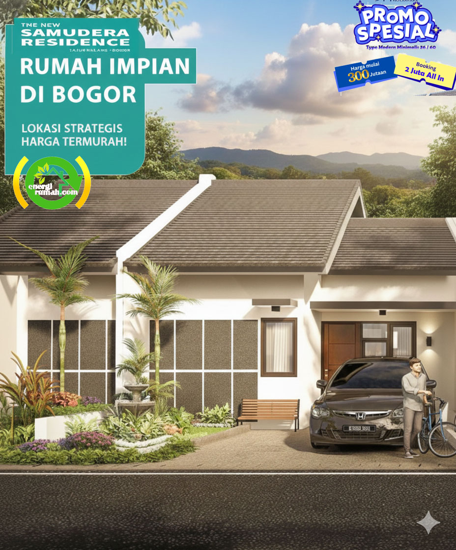 Rumah Ready Bogor 300JTan Free Semua Biaya Dekat Stasiun Bojong