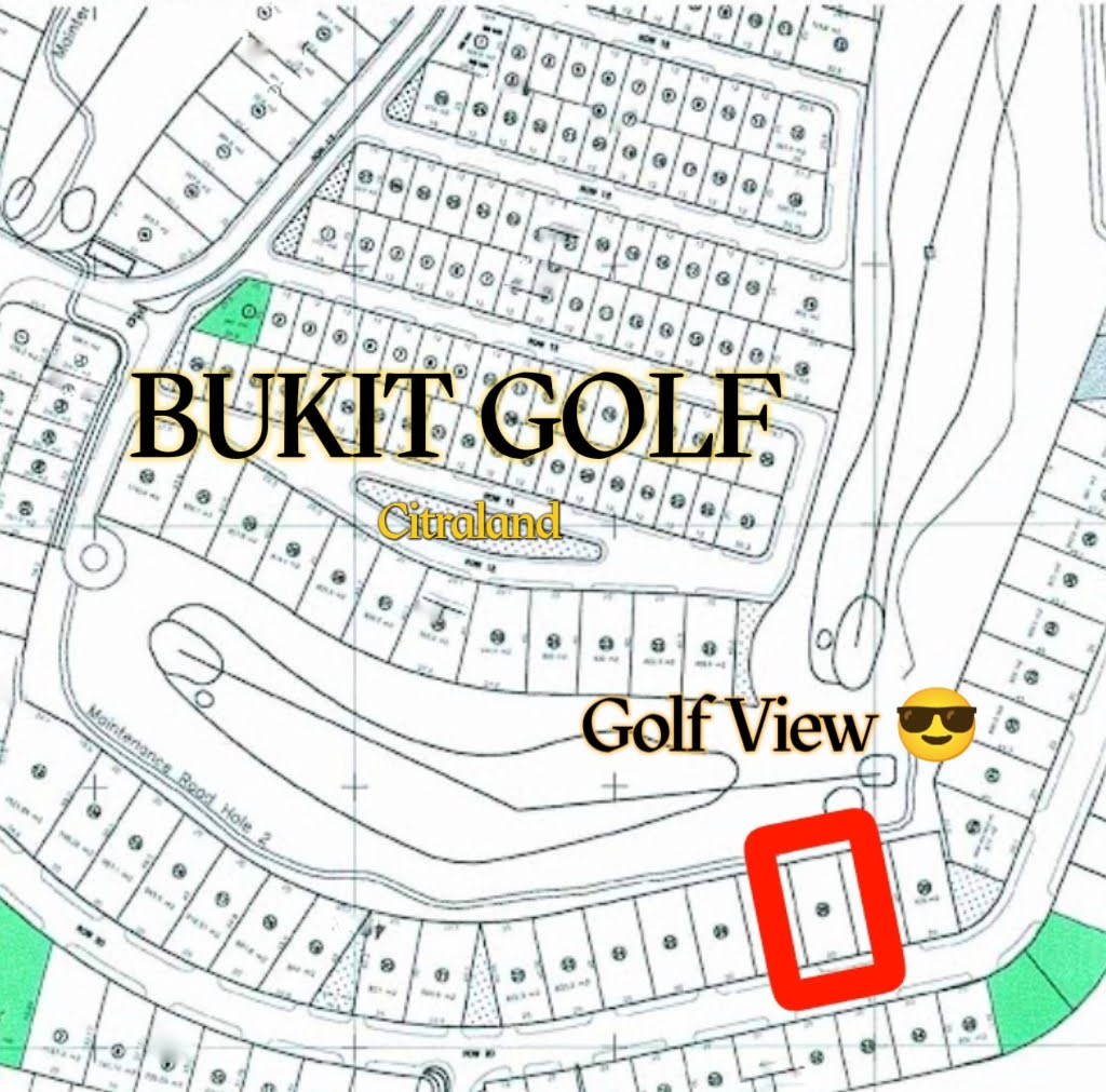 Jual Kavling BUKIT GOLF Citraland , Surabaya Barat